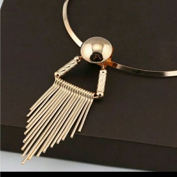 Tenande Punk Big Statement Stripe Triangle Tassel - Picture 2 of 2